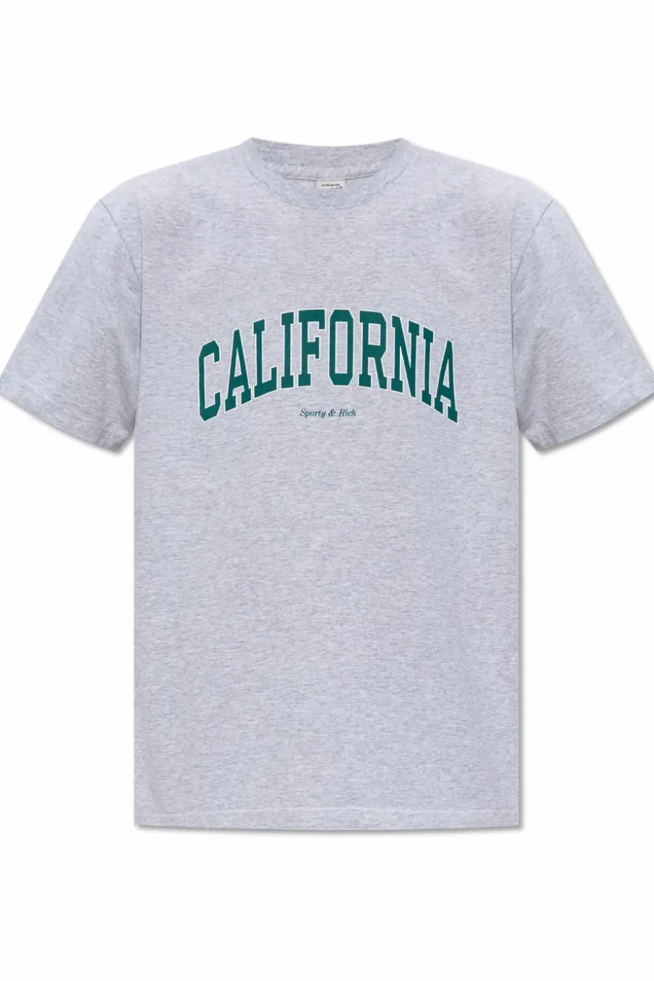 Sporty & Rich SZARY T-shirt `California`