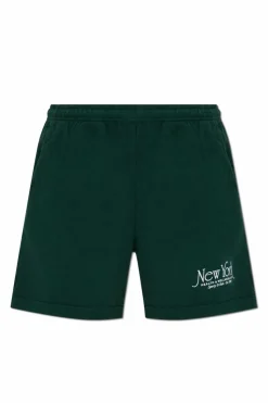 Sporty & Rich ZIELONY Szorty z kolekcji `Preppy`