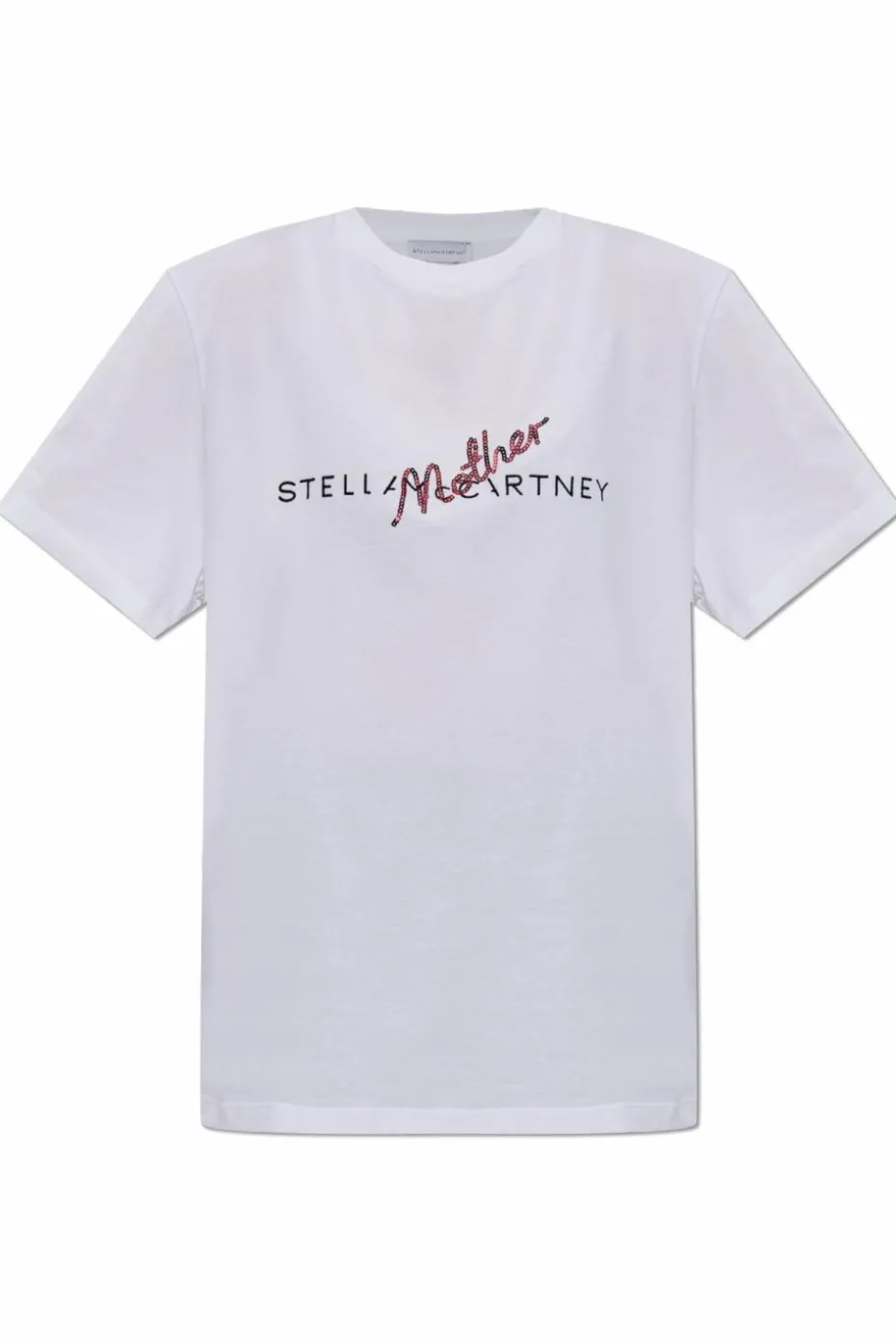 Stella McCartney BIAŁY T-shirt z logo