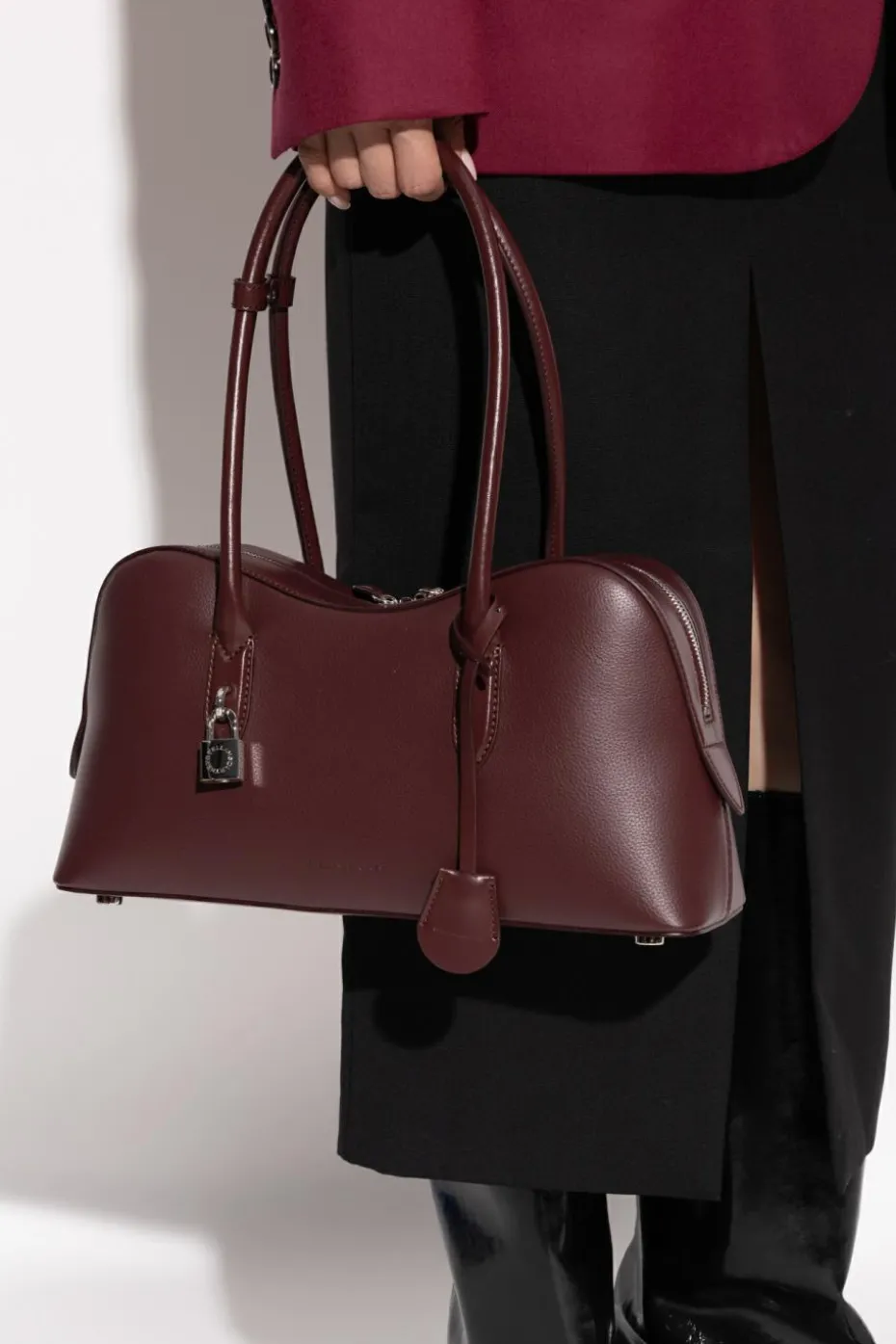 Stella McCartney BORDO Torba na ramię `Ryder Medium`