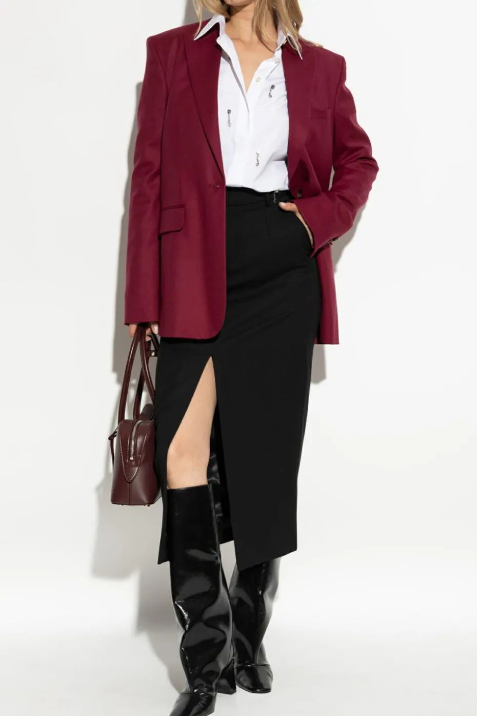 Stella McCartney BORDO Wełniana marynarka
