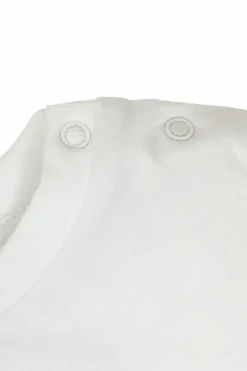 Stella McCartney Kids BIAŁY T-shirt z nadrukiem