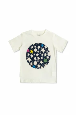 Stella McCartney Kids BIAŁY T-shirt z nadrukiem