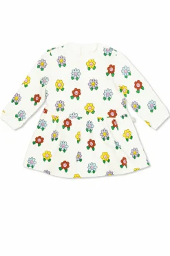 Stella McCartney Kids BIAŁY Sukienka z motywem kwiatowym