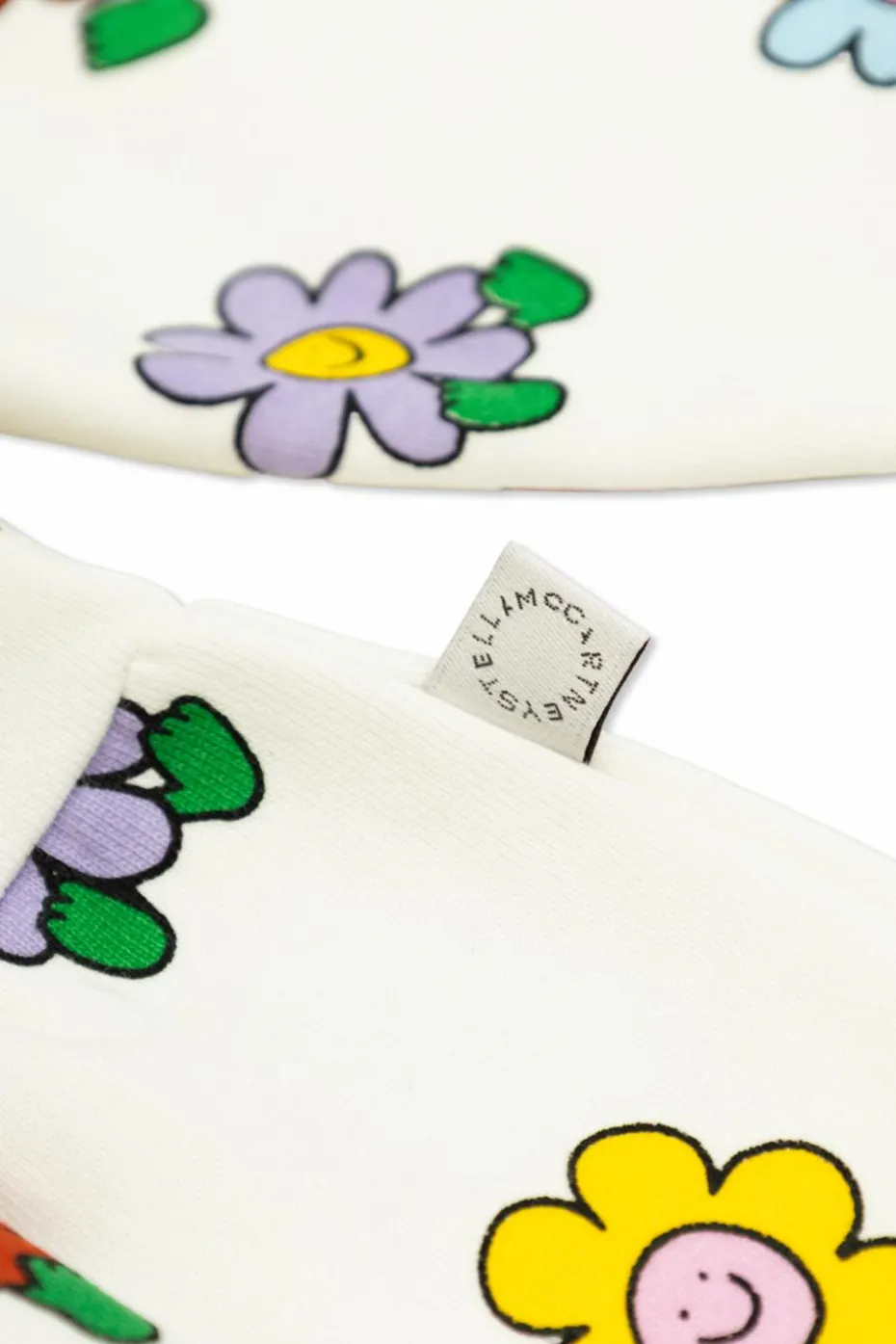 Stella McCartney Kids BIAŁY Sukienka z motywem kwiatowym