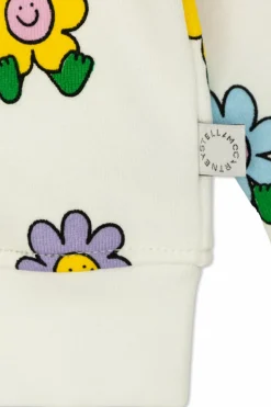 Stella McCartney Kids BIAŁY Bluza z kapturem