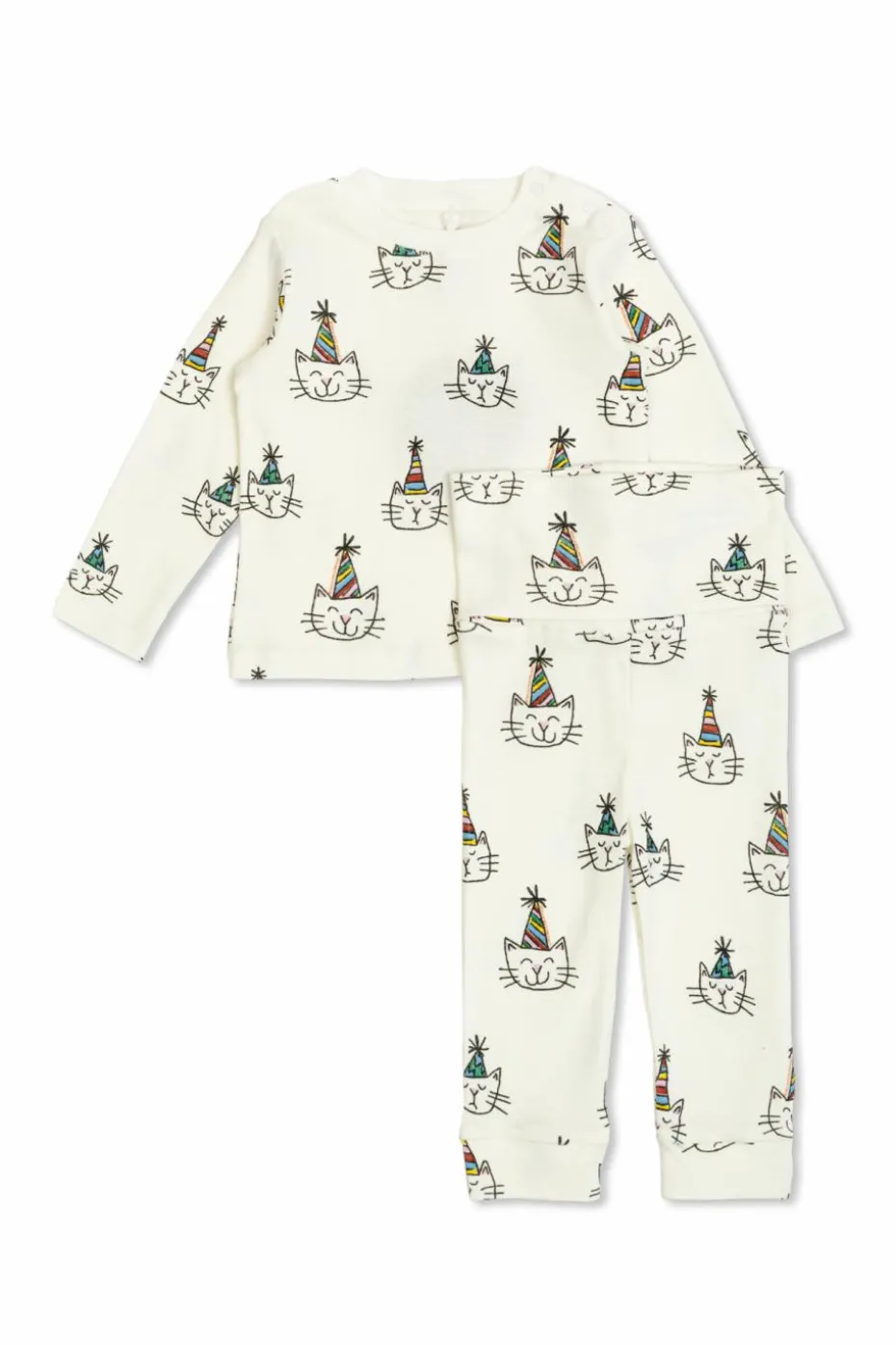 Stella McCartney Kids BIAŁY Komplet: bluzka i spodnie