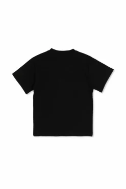 Stella McCartney Kids CZARNY T-shirt z nadrukiem
