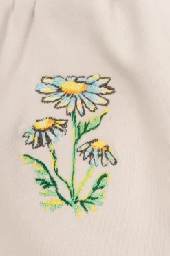 Stella McCartney Kids FIOLETOWY Spodnie dresowe z haftem