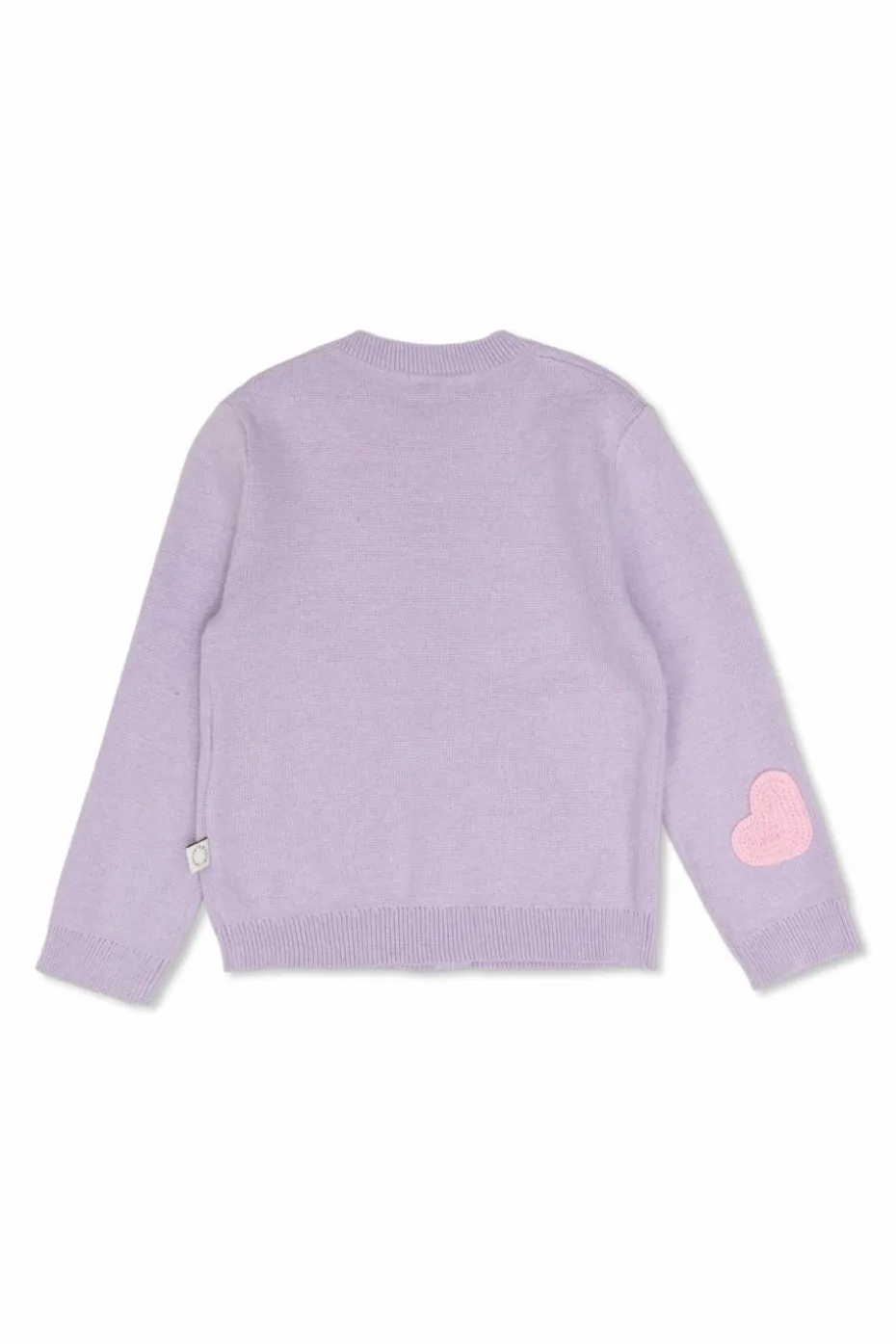 Stella McCartney Kids FIOLETOWY Kardigan z naszywkami