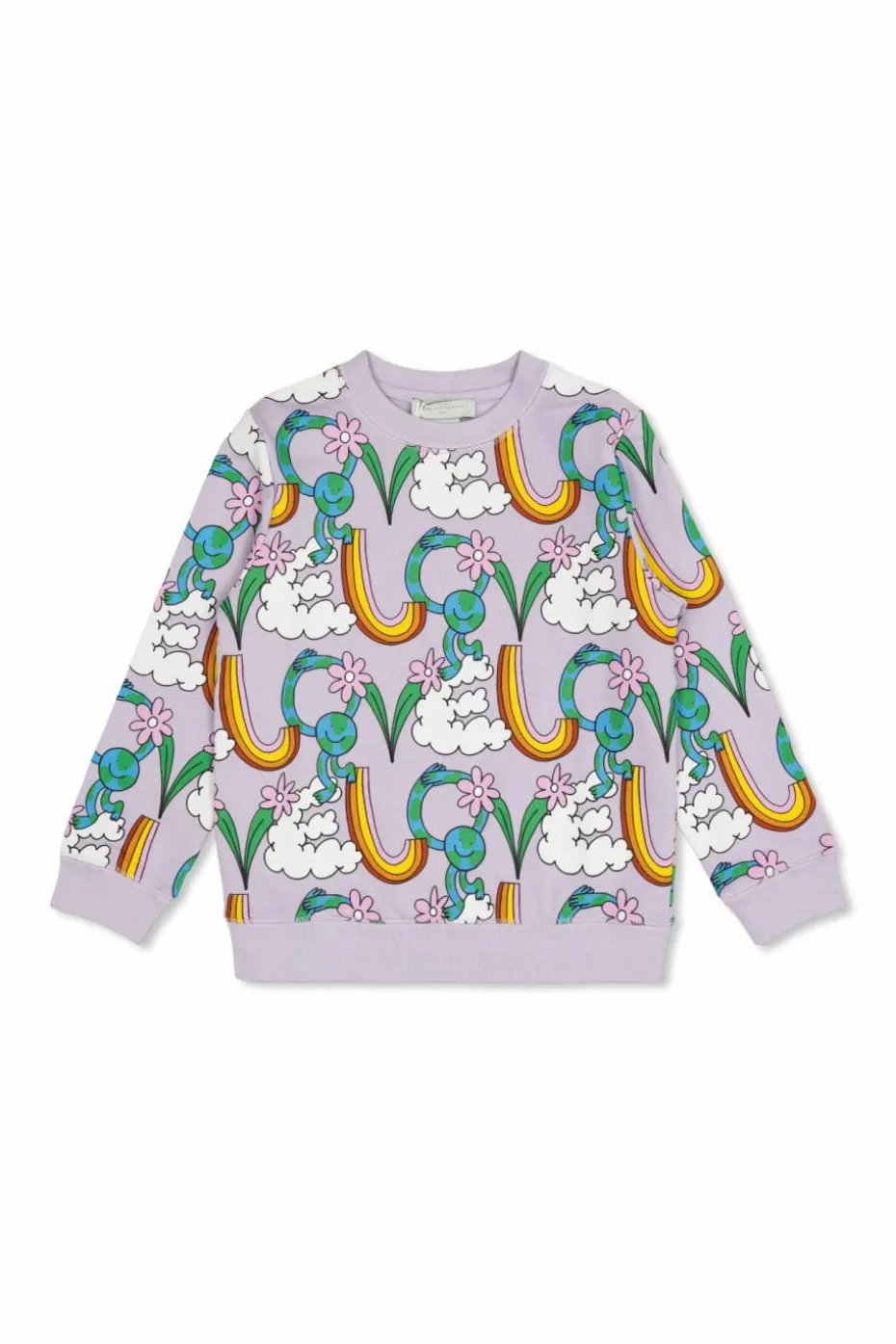 Stella McCartney Kids FIOLETOWY Bluza z nadrukiem
