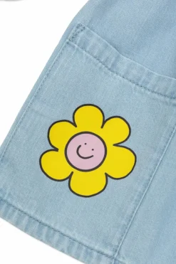 Stella McCartney Kids jasnoniebieski Sukienka jeansowa