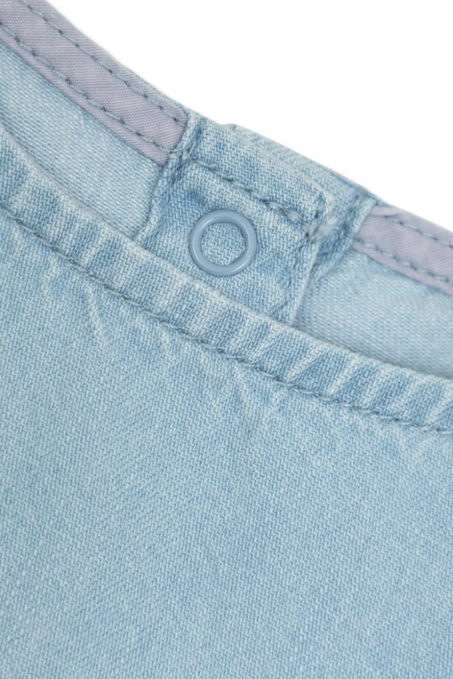 Stella McCartney Kids jasnoniebieski Sukienka jeansowa