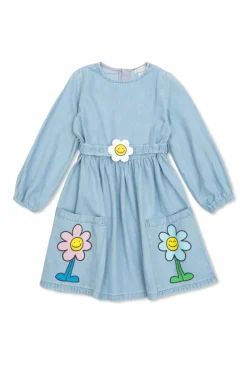 Stella McCartney Kids jasnoniebieski Sukienka jeansowa