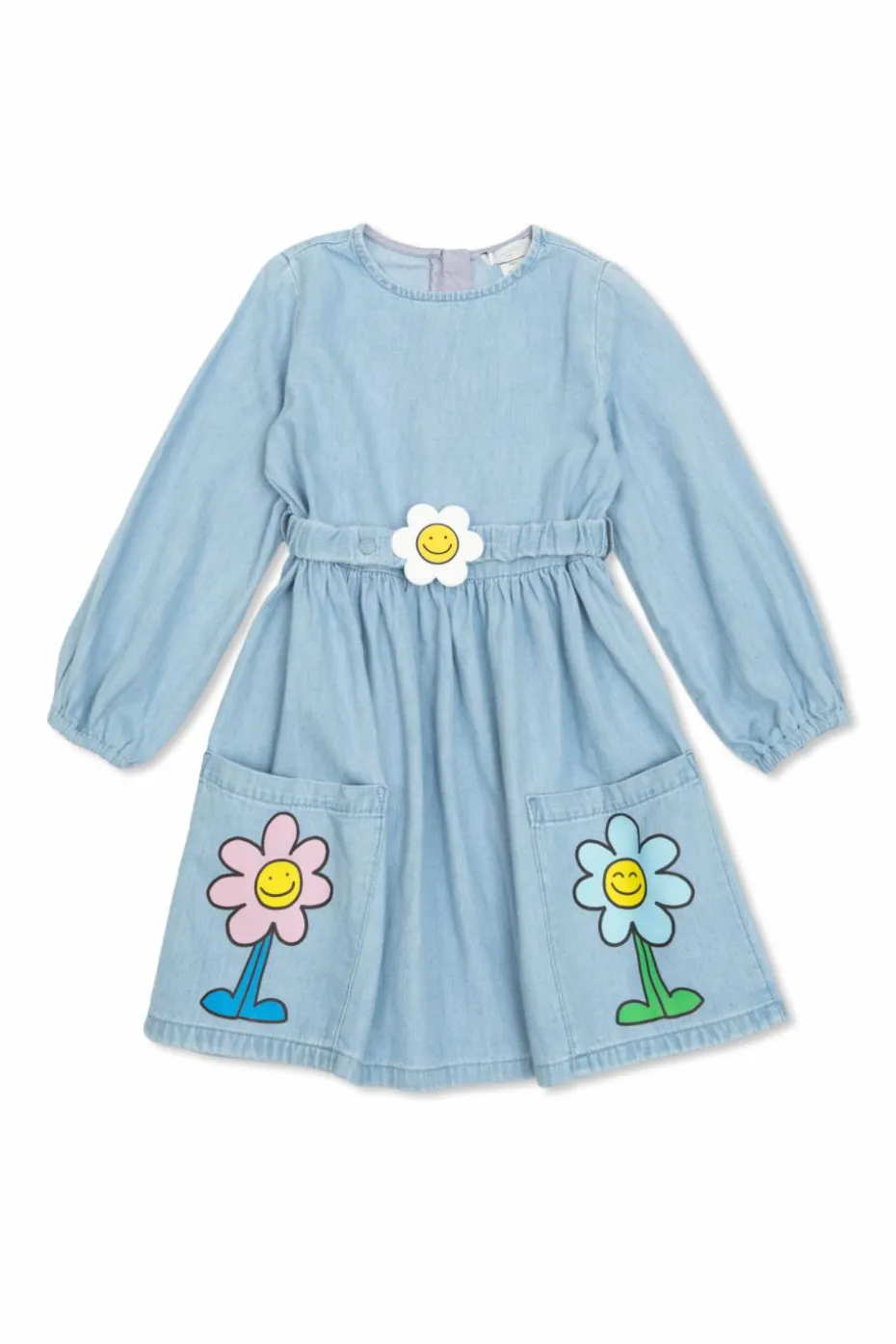 Stella McCartney Kids jasnoniebieski Sukienka jeansowa