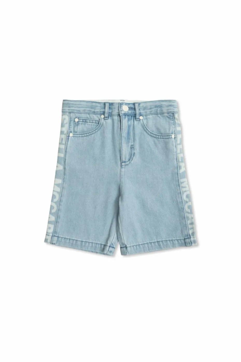Stella McCartney Kids jasnoniebieski Jeansowe szorty