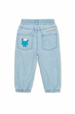 Stella McCartney Kids jasnoniebieski Jeansy z nadrukiem