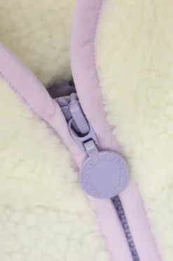 Stella McCartney Kids kremowy Polar z motywem kwiatowym