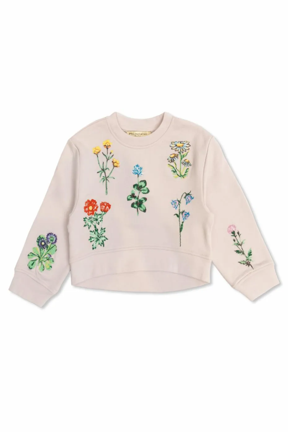Stella McCartney Kids kremowy Bluza z motywem kwiatowym