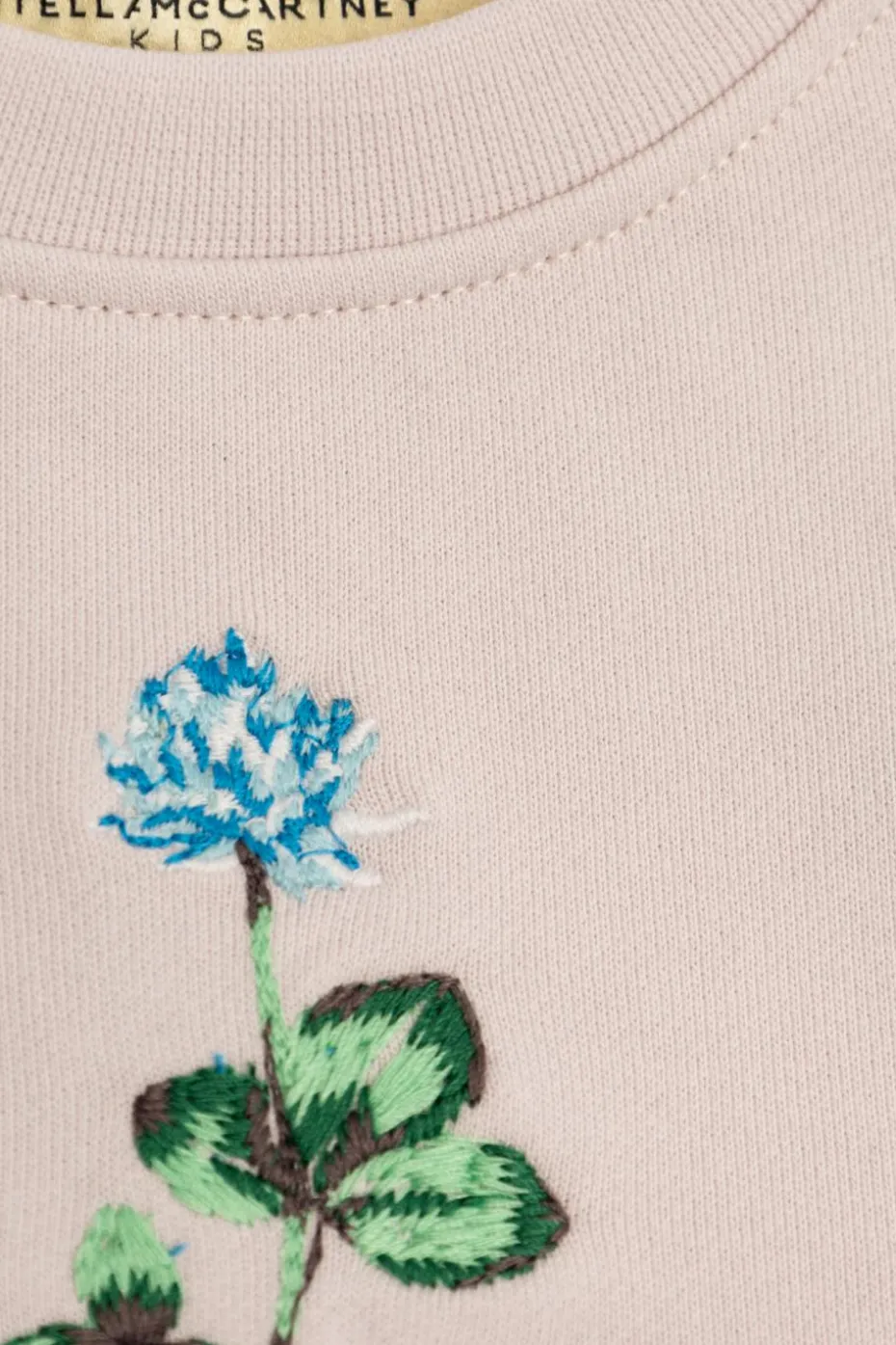 Stella McCartney Kids kremowy Bluza z motywem kwiatowym