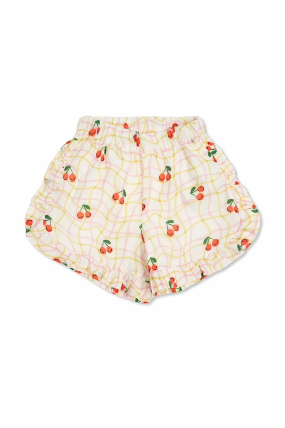 Stella McCartney Kids kremowy Szory z nadrukiem