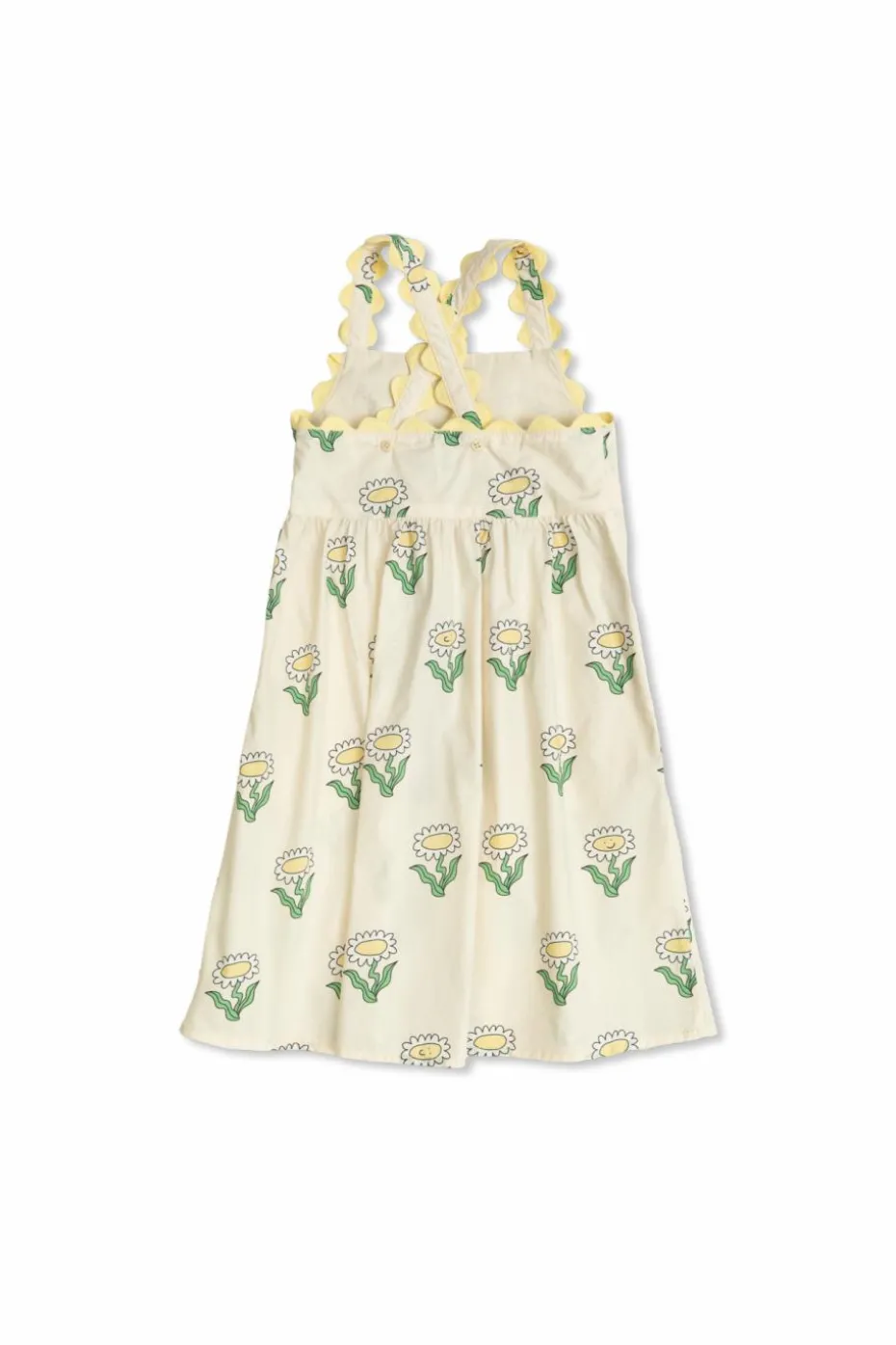 Stella McCartney Kids kremowy Sukienka z motywem kwiatowym