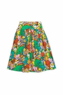 Stella McCartney Kids MULTIKOLOR Wzorzysta spódnica