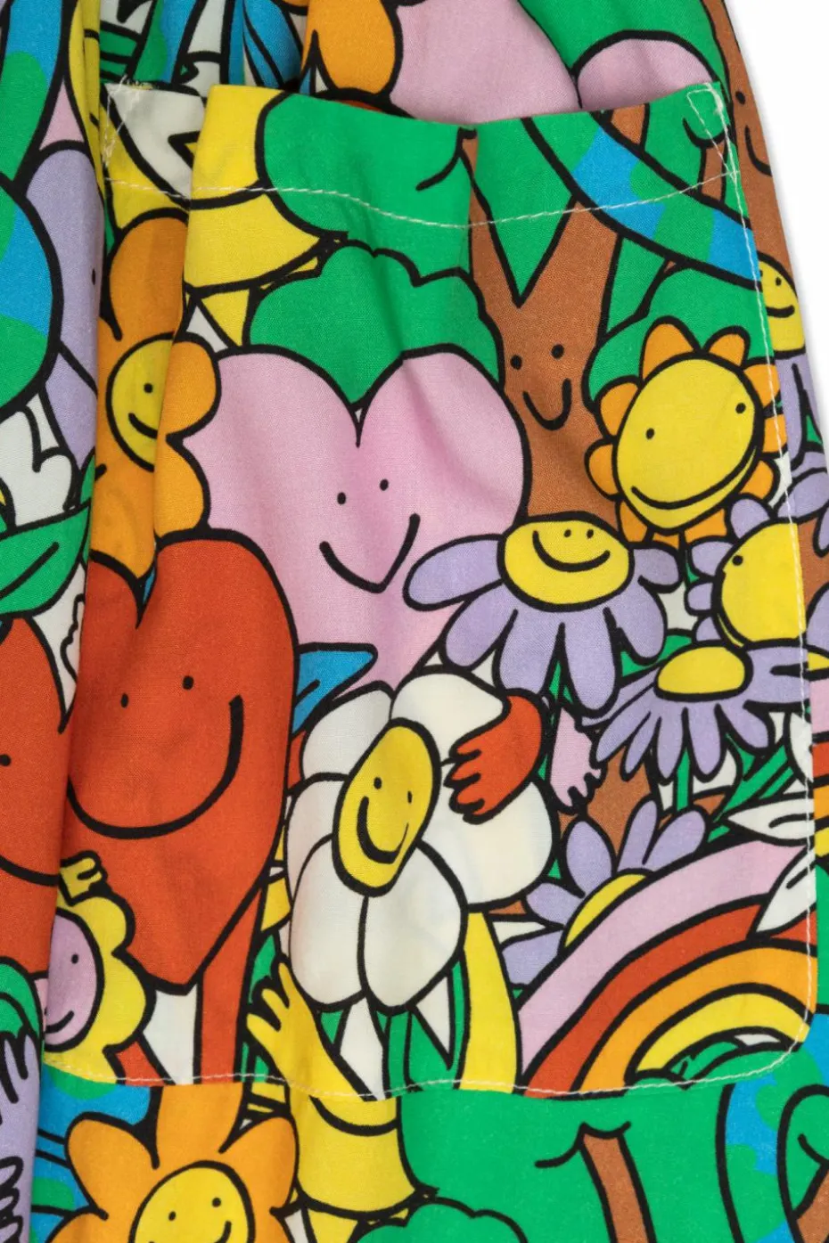 Stella McCartney Kids MULTIKOLOR Wzorzysta spódnica