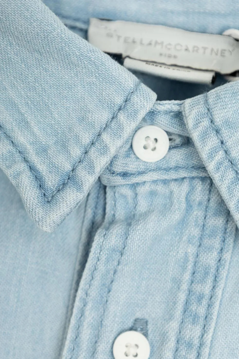 Stella McCartney Kids NIEBIESKI Jeansowa koszula