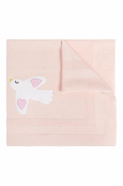 Stella McCartney Kids RÓŻOWY Koc z motywem zwierzęcym