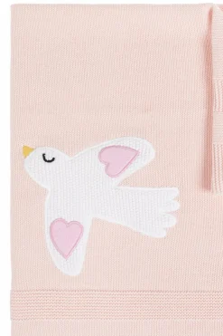 Stella McCartney Kids RÓŻOWY Koc z motywem zwierzęcym