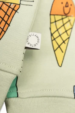 Stella McCartney Kids ZIELONY Bluza z nadrukami