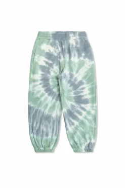 Stella McCartney Kids ZIELONY Spodnie dresowe