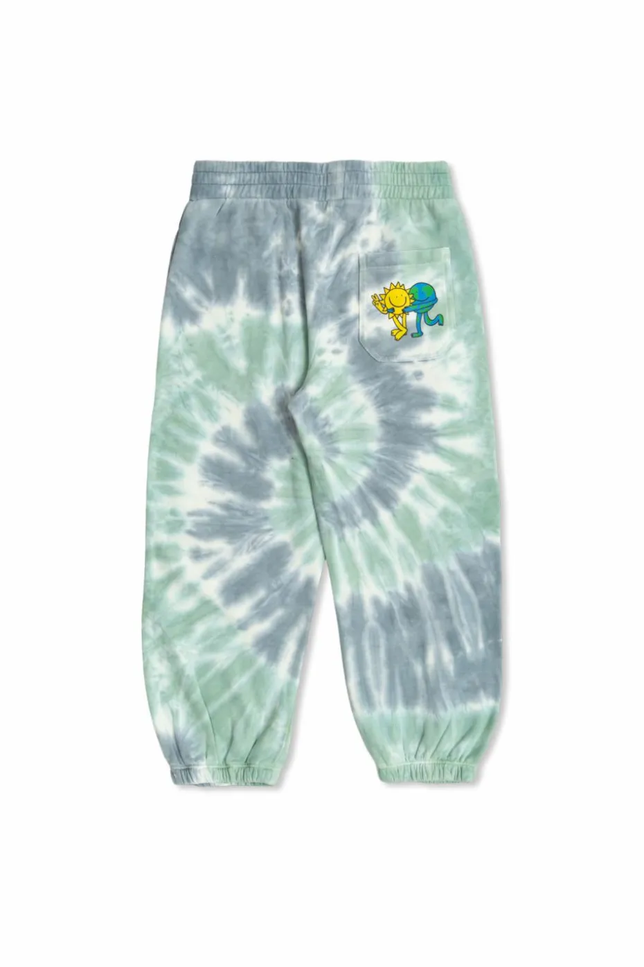 Stella McCartney Kids ZIELONY Spodnie dresowe