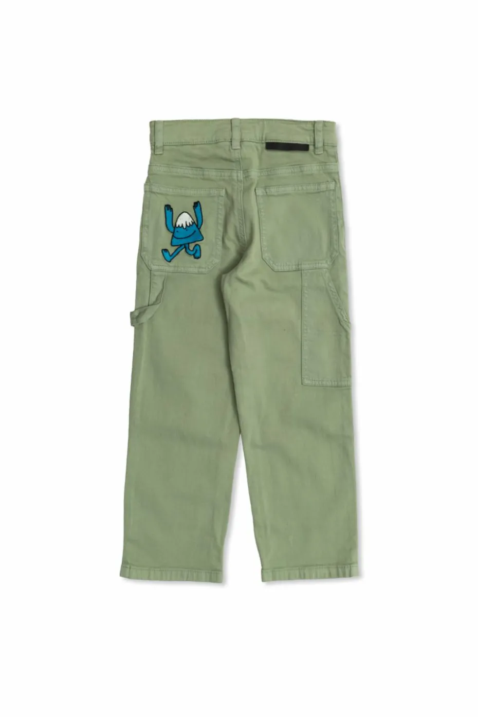 Stella McCartney Kids ZIELONY Spodnie z kieszeniami