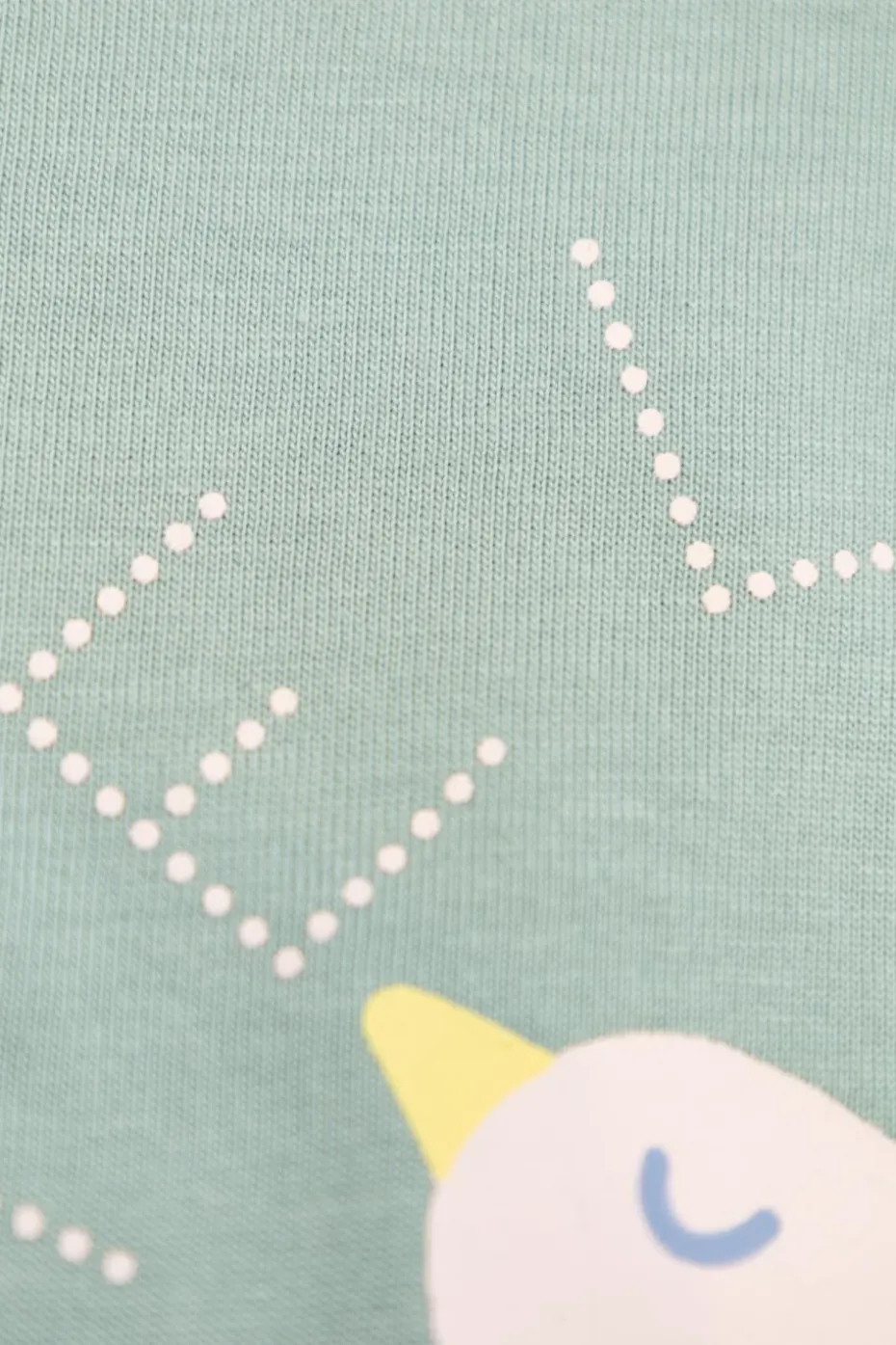 Stella McCartney Kids ZIELONY T-shirt z kolorowym nadrukiem