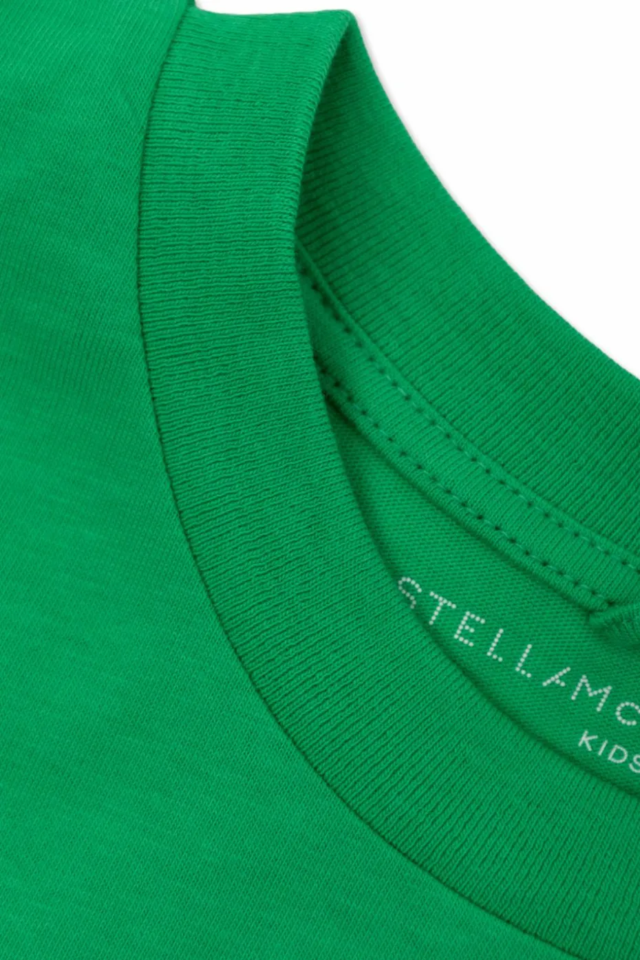 Stella McCartney Kids ZIELONY T-shirt z nadrukiem