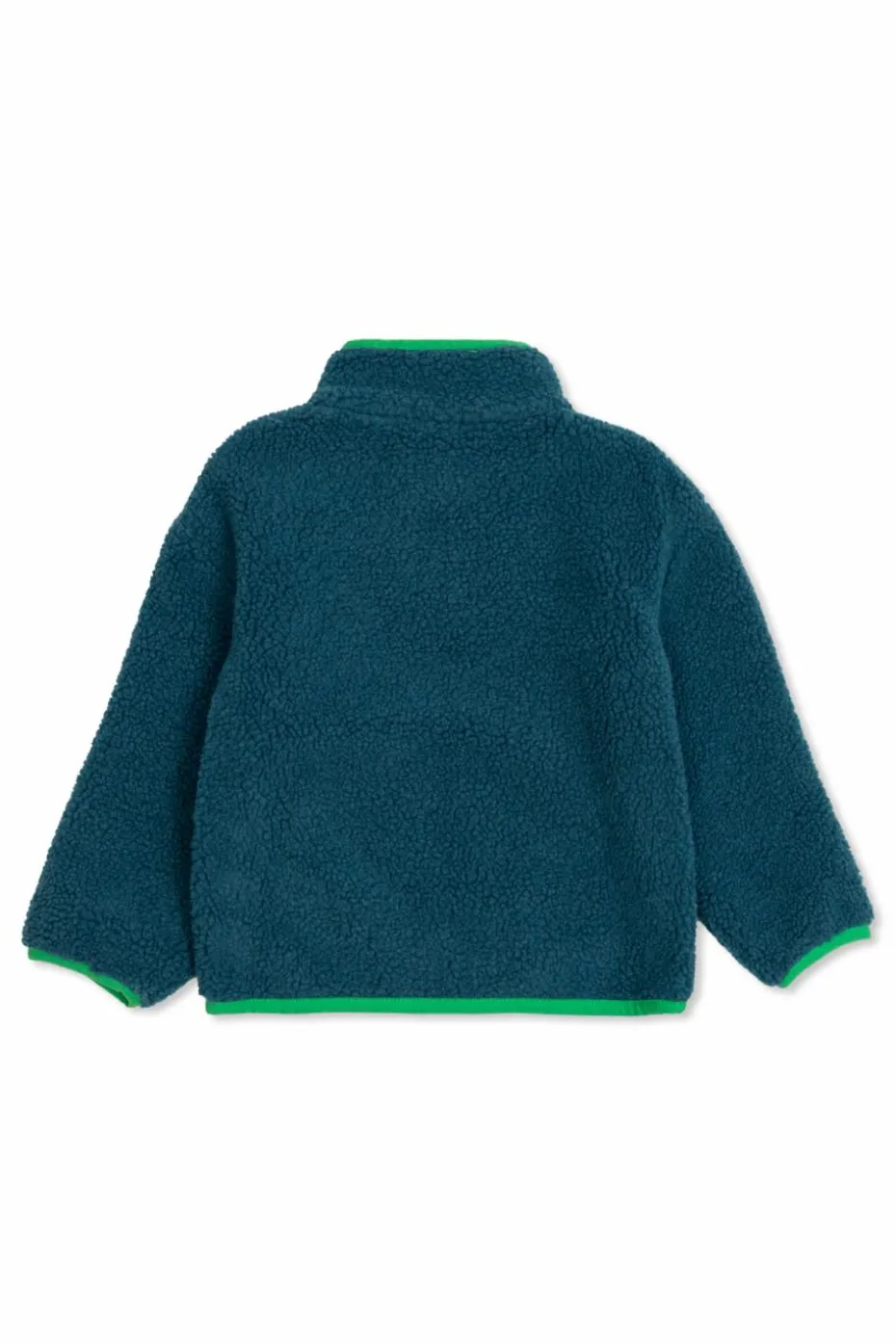 Stella McCartney Kids ZIELONY Polar z haftem