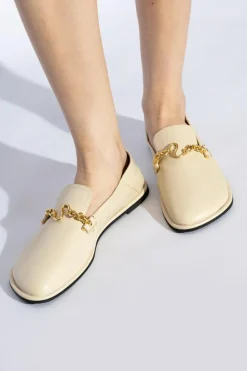Stella McCartney kremowy Buty `Ryder` typu `loafers`
