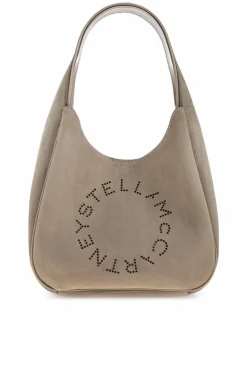Stella McCartney SZARY Torba na ramię `Logo Small`