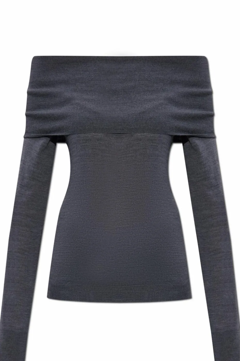 Stella McCartney SZARY Wełniany sweter