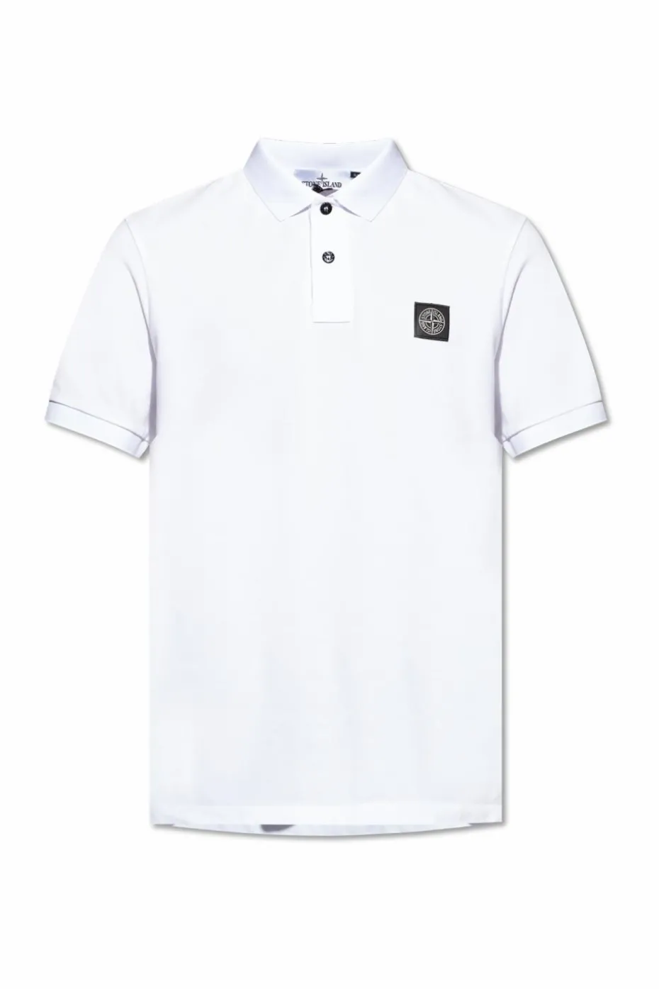 Stone Island BIAŁY Polo z logo