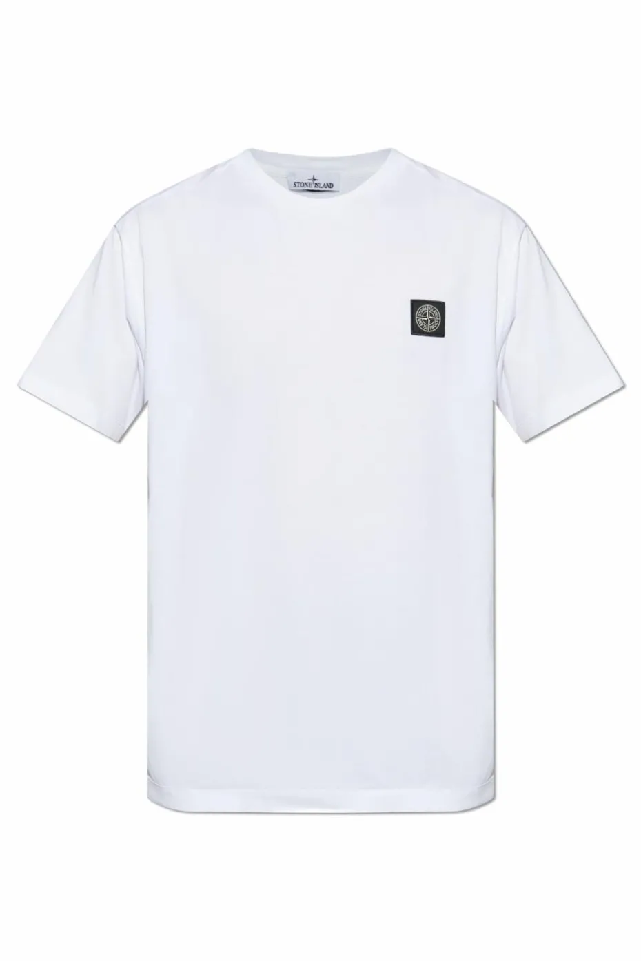 Stone Island BIAŁY T-shirt z logo