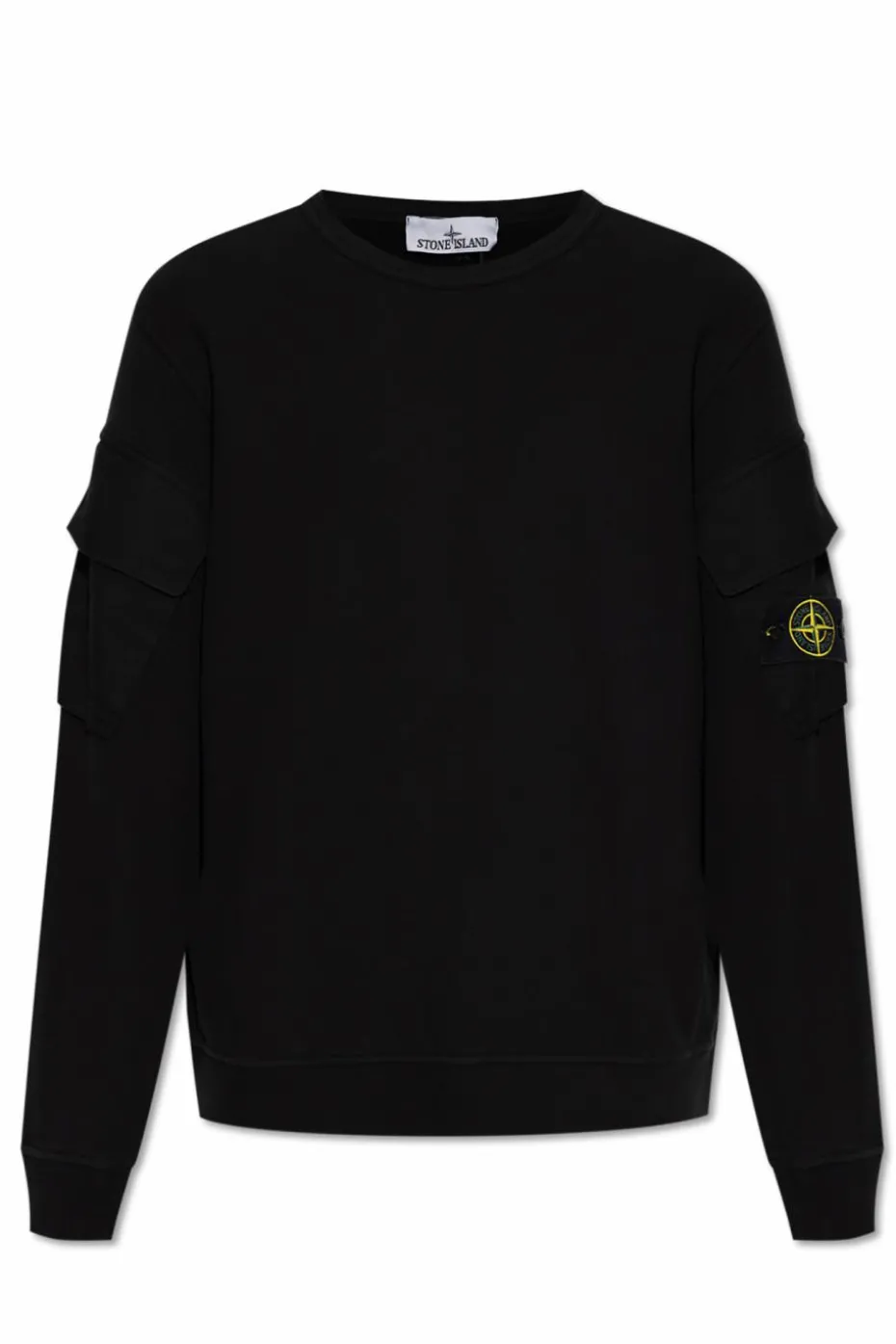 Stone Island CZARNY Bluza z logo