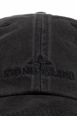Stone Island CZARNY Czapka z daszkiem