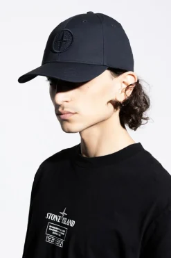 Stone Island CZARNY Czapka z daszkiem
