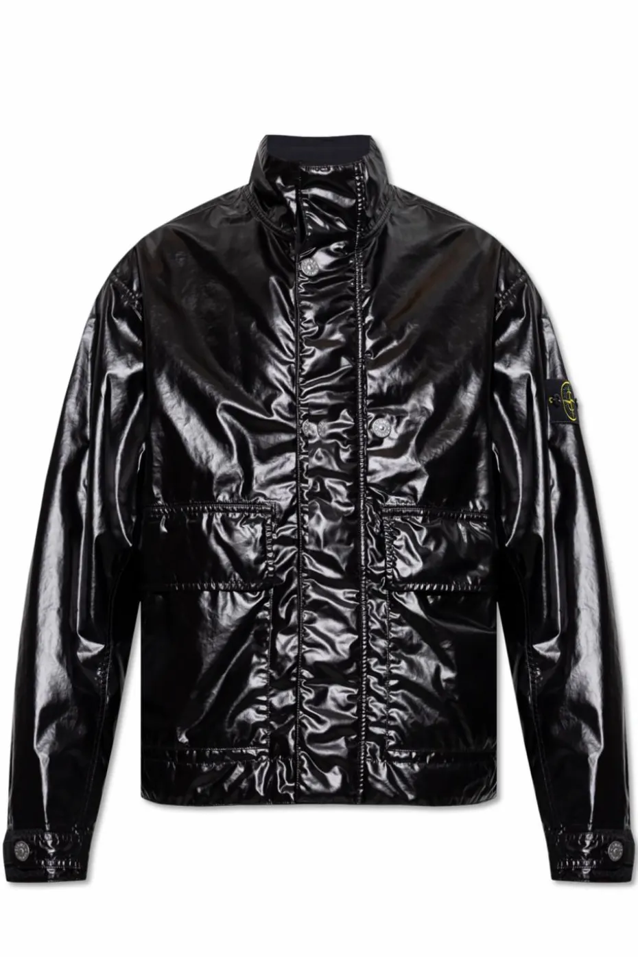 Stone Island CZARNY Kurtka z logo