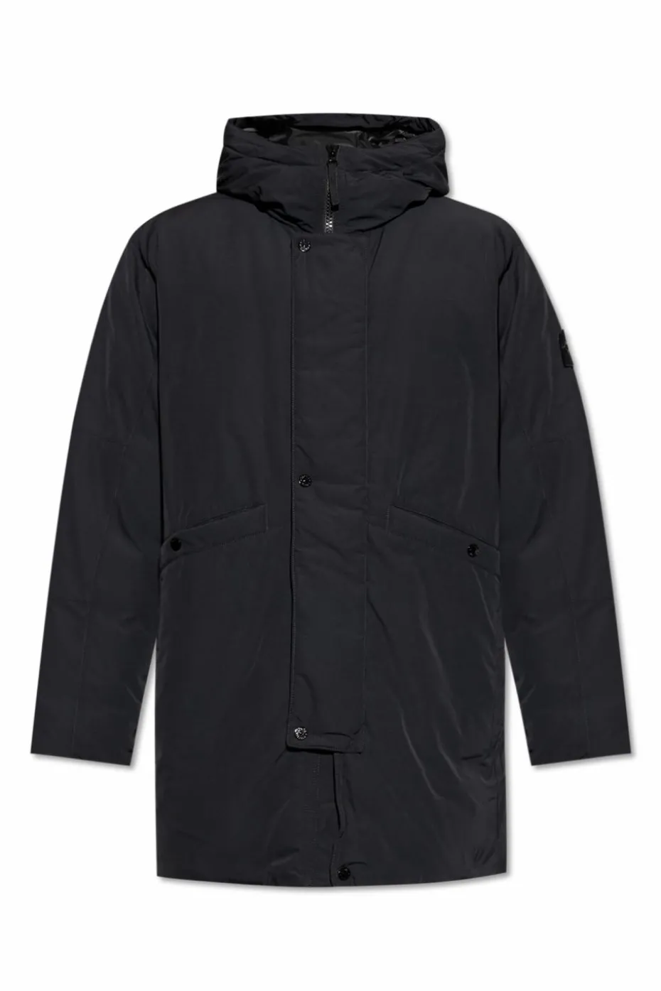 Stone Island CZARNY Kurtka puchowa `Micro Twill`