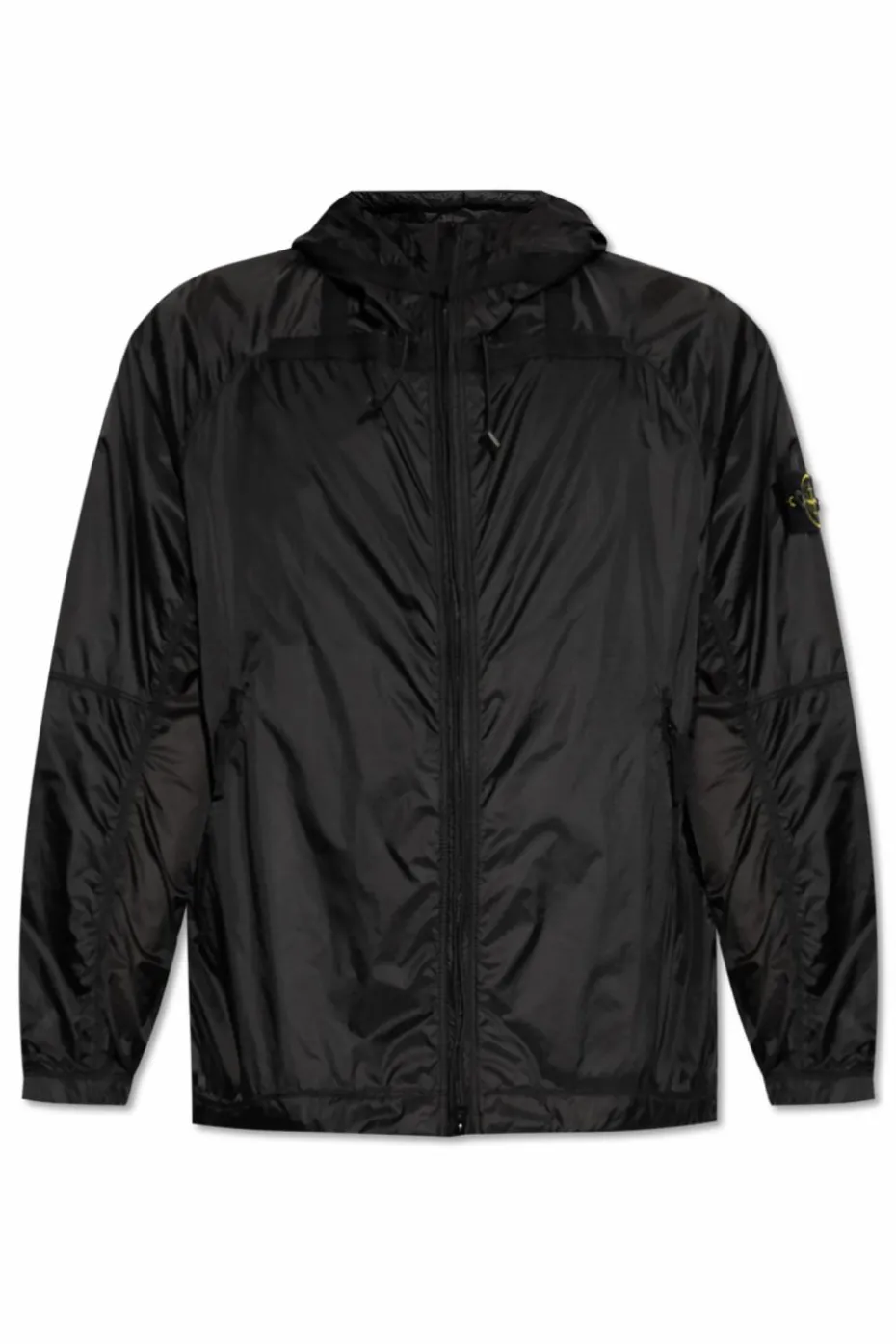Stone Island CZARNY Kurtka `Ripstop Light Ht Nylon`