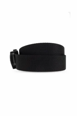 Stone Island CZARNY Pasek z logo